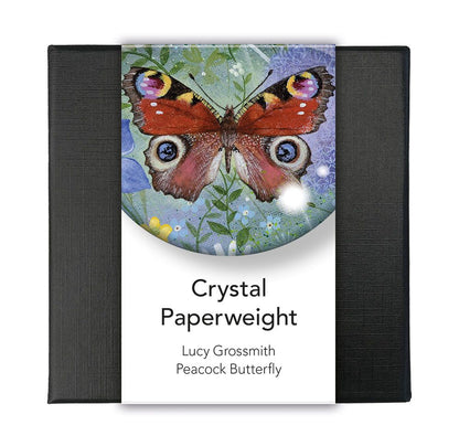 Lucy Grossmith Peacock Butterfly Paperweight