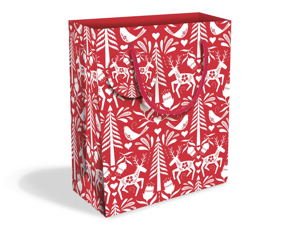 Suzy Taylor Scandi Medium Christmas Gift Bag