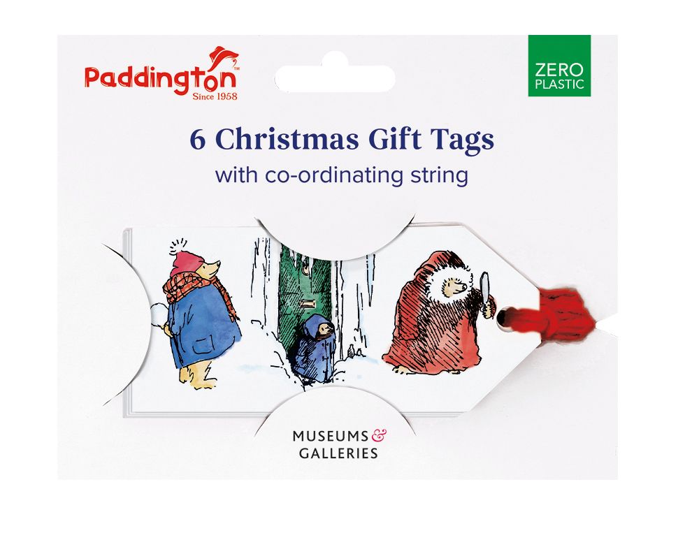 Peggy Fortnum Festive Paddington Gift Tags