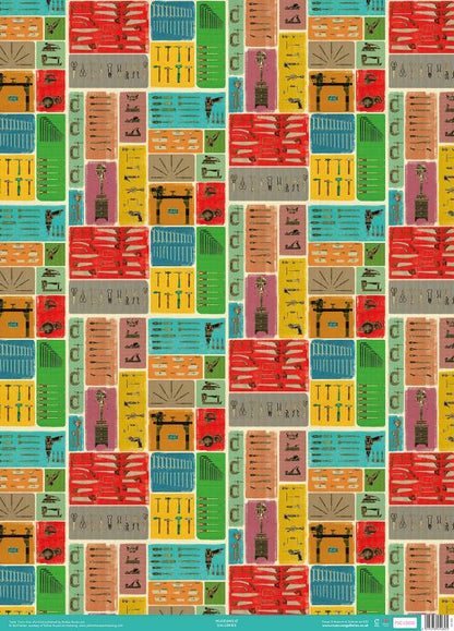 Tools Wrapping Paper