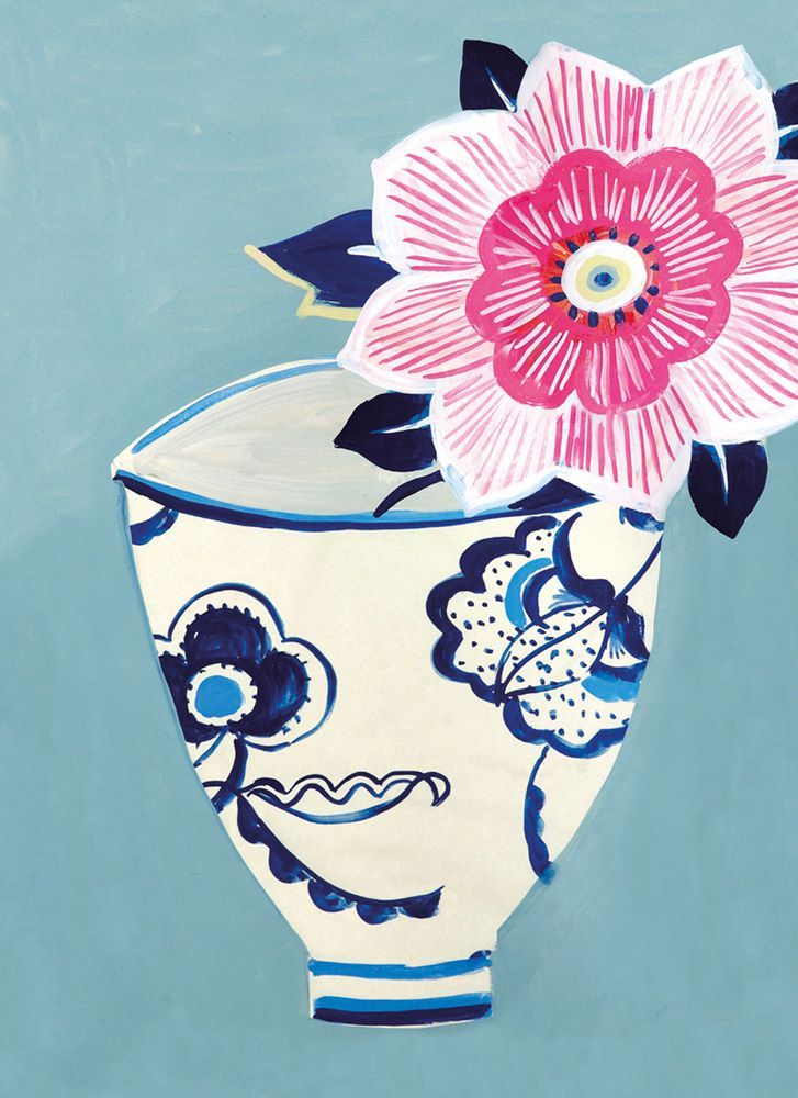 Sarah Campbell May Flower Art Card
