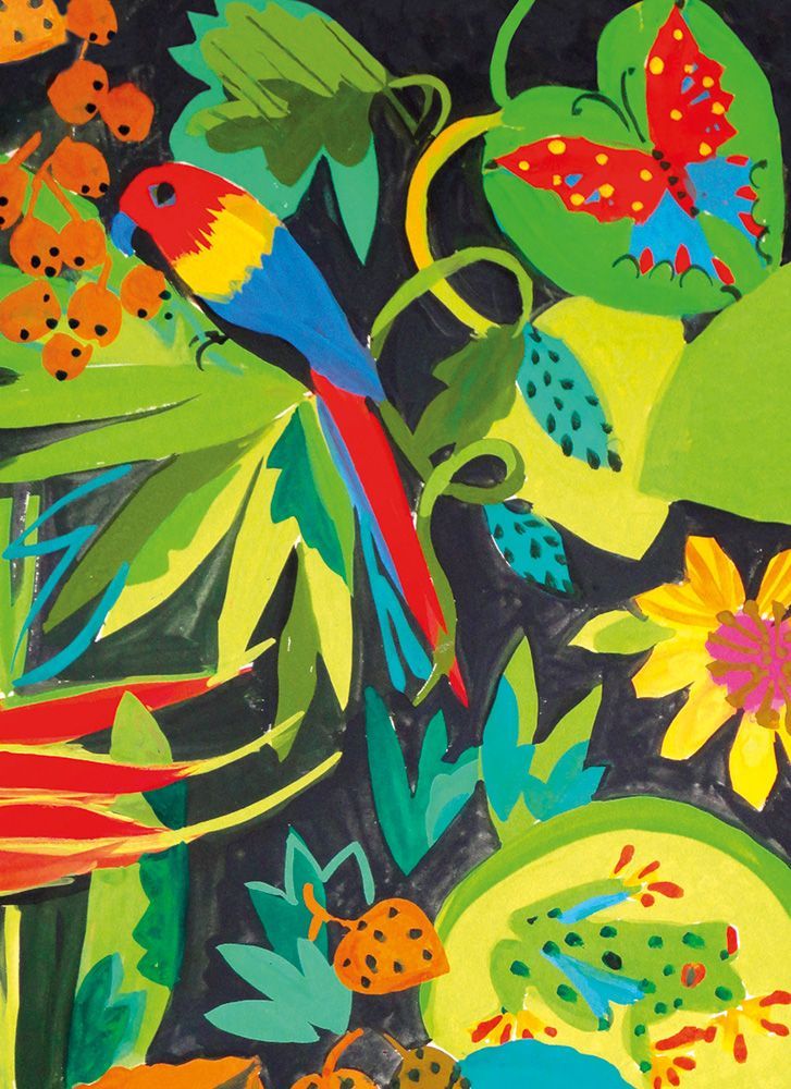 Sarah Campbell Tropical Art Card