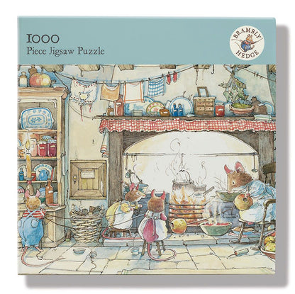 Jill Barklem Kitchen at Crabapple Cottage Jigsaw Puzzle