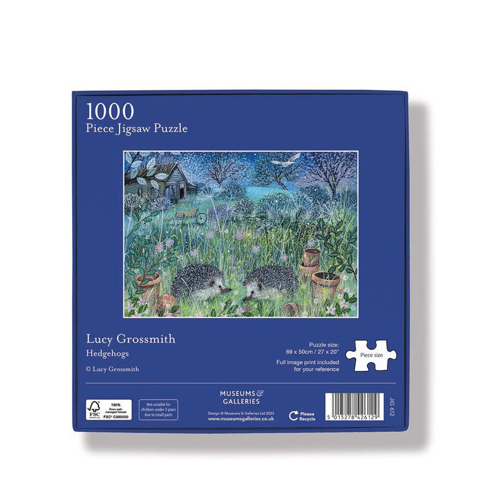 Lucy Grossmith Hedgehogs Jigsaw Puzzle