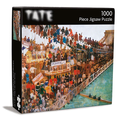 Walter Greaves Hammersmith Bridge on Boat Race Day Jigsaw Puzzle