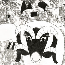Julian Trevelyan Ram Art Card