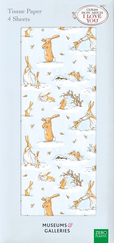 Anita Jeram Snow - How Much I Love You Tissue Paper