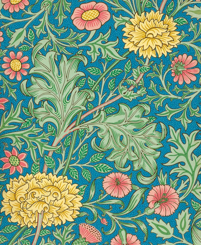 William Morris Double Bough Art Card