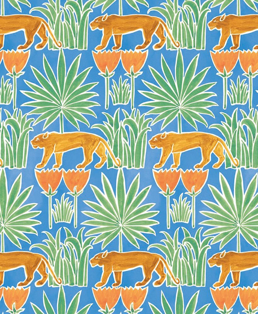 Voysey Lioness Art Card