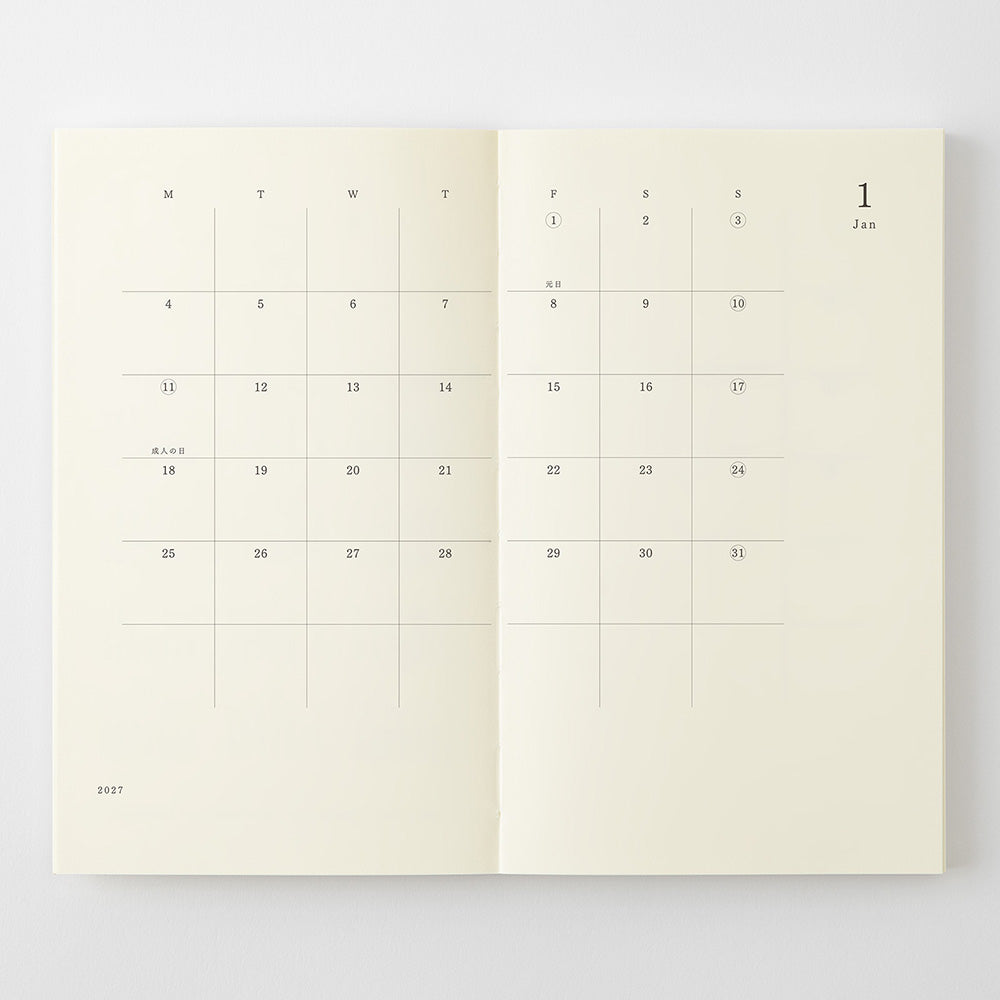 MD Notebook Diary 2027 - B6 Slim