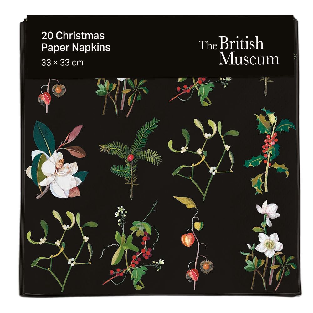 Mary Delany Christmas Foliage Paper Napkins
