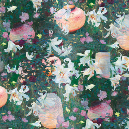 John Singer Sargent Carnation Lily Pattern Gift Wrap Sheet