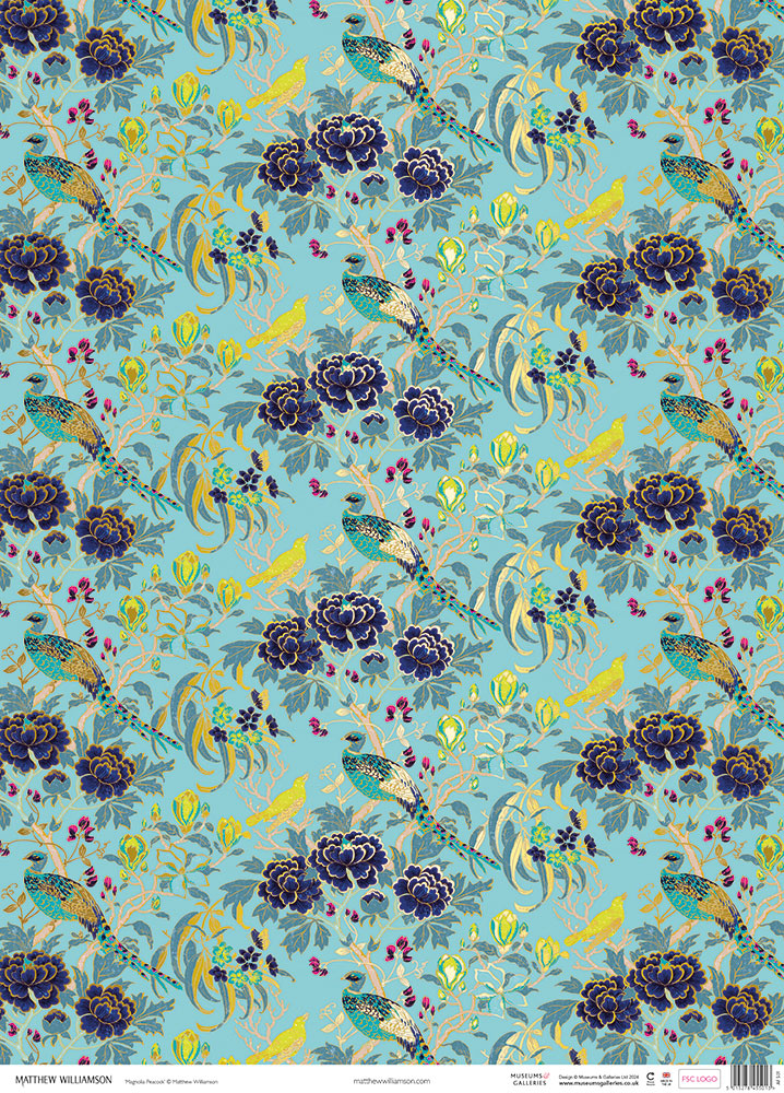 Matthew Williamson Magnolia Gift Wrap Sheet