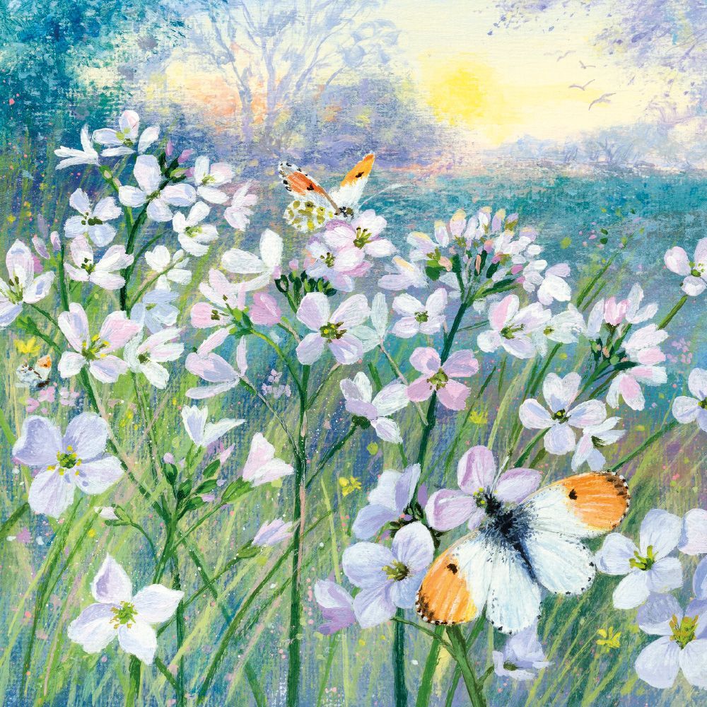Lucy Grossmith Orange Tips Art Card