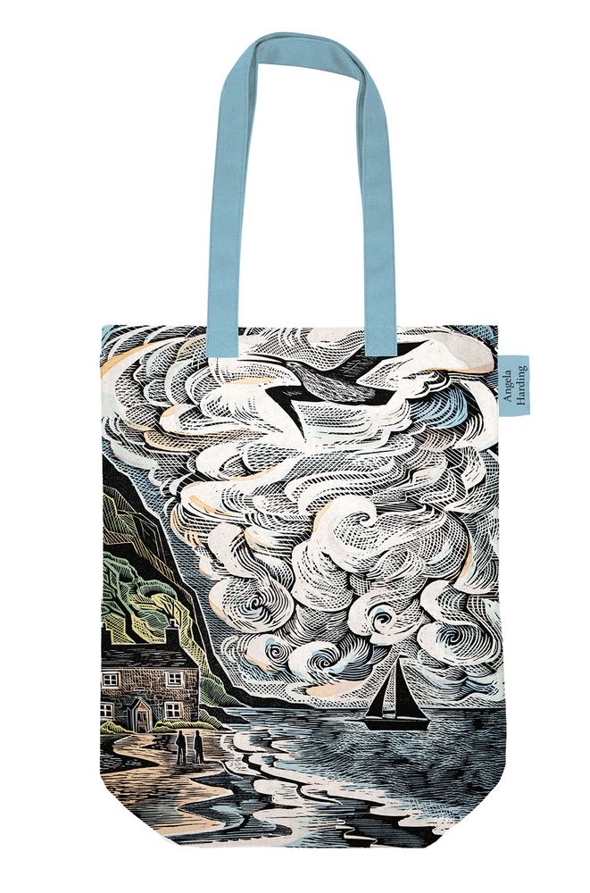 Angela Harding Curlew Cry Organic Cotton Tote Bag