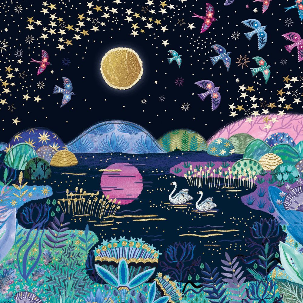 Emma Frances Grant Meditative Moon Notecard Wallet