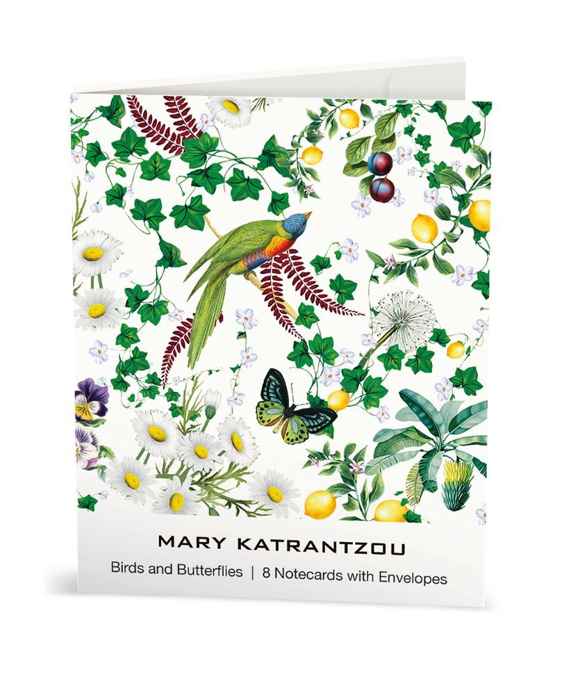 Mary Katrantzou Birds and Butterflies Notecard Wallet