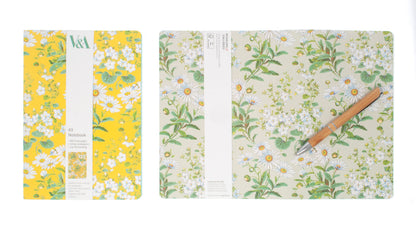 Charlotte Horne Spiers Yellow Flowers Notebook