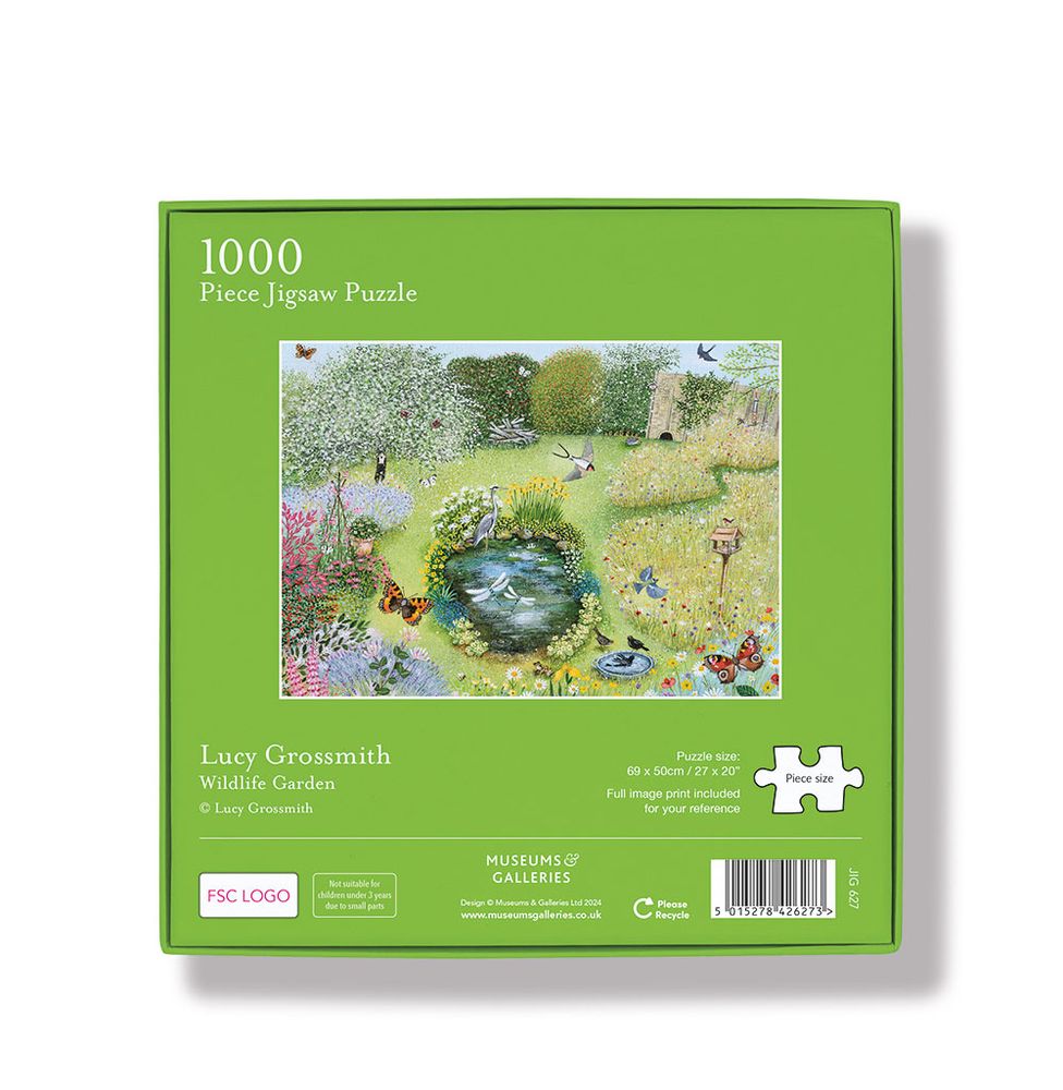 Lucy Grossmith Wildlife Garden Jigsaw Puzzle