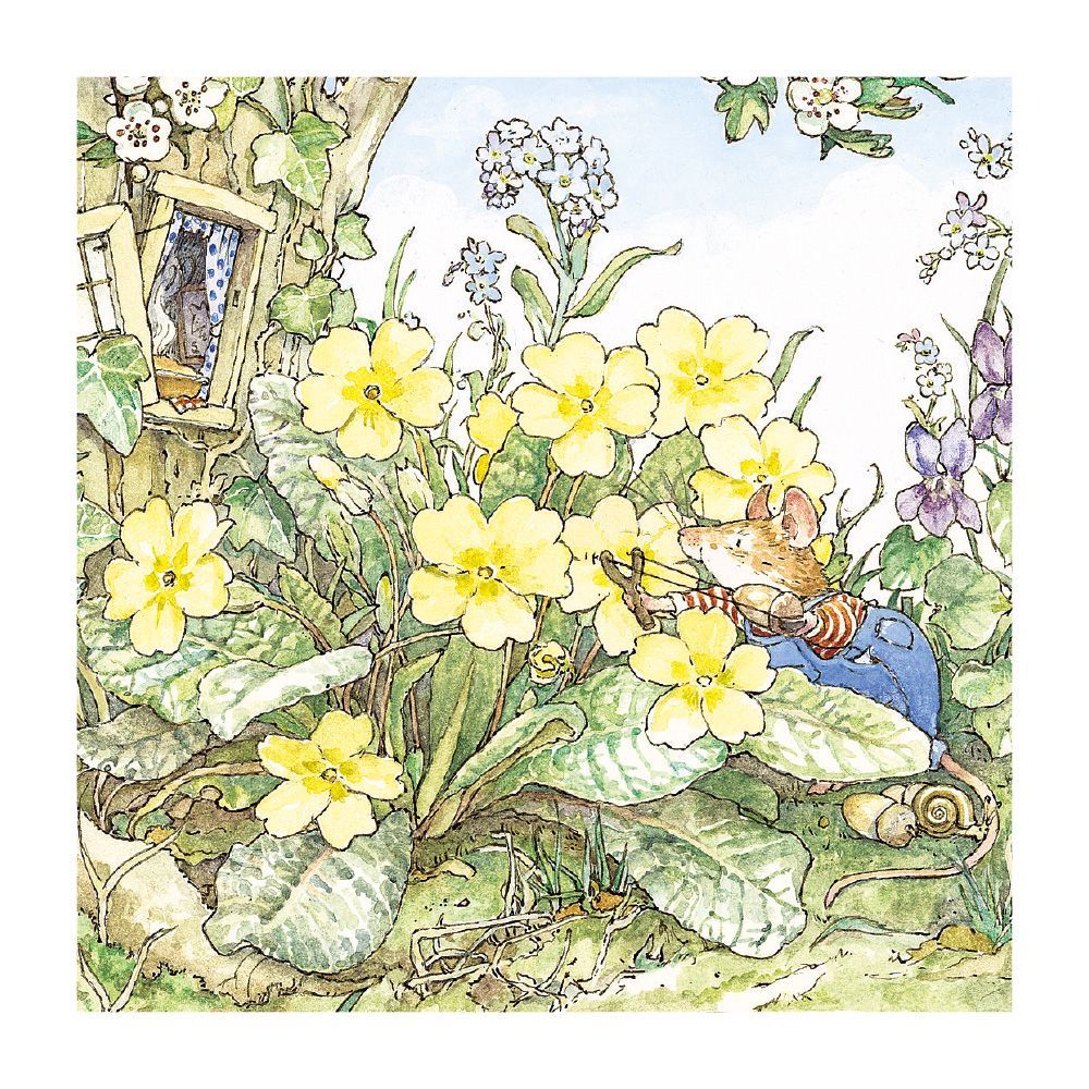 Jill Barklem Acorn Ambush Art Card