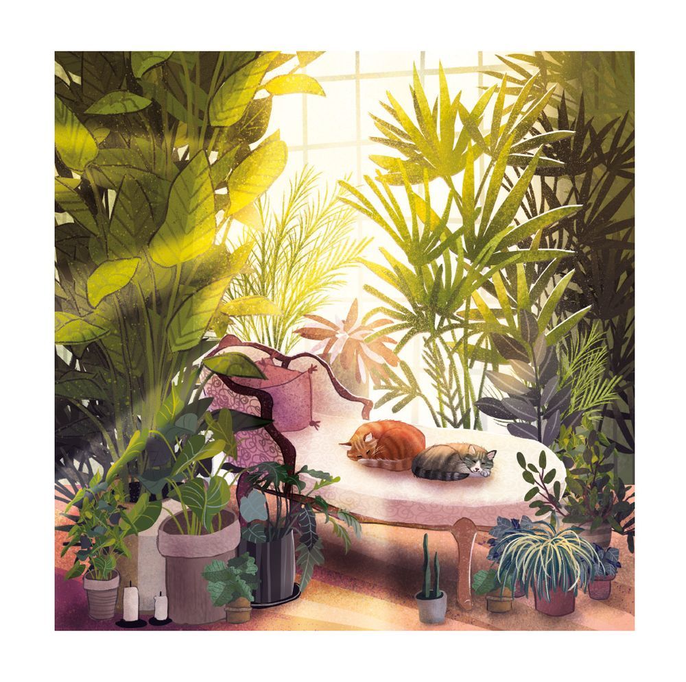 Laura Watkins Sunny Spot Art Card