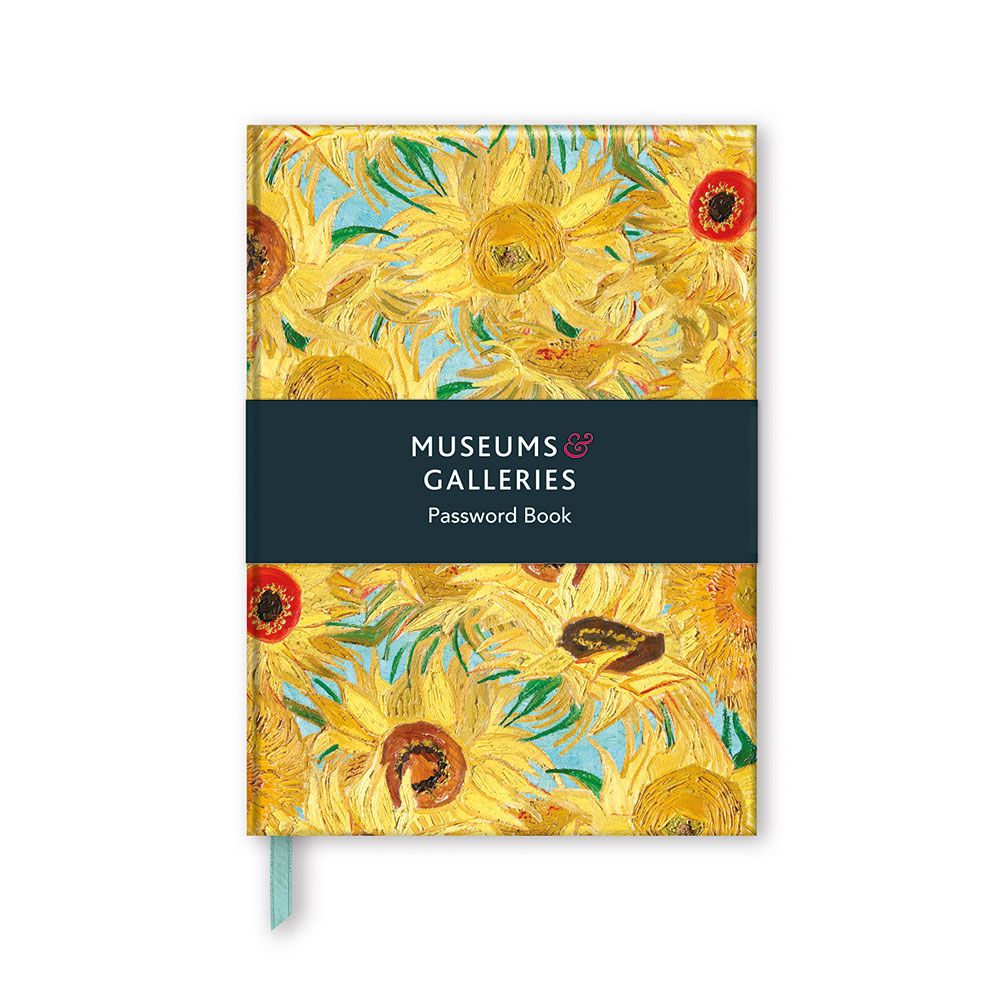 Vase with Twelve Sunflowers - Password Book