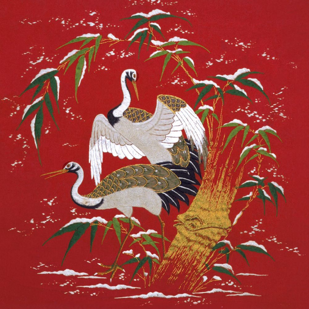 Cranes in the Snow Christmas Card Pack