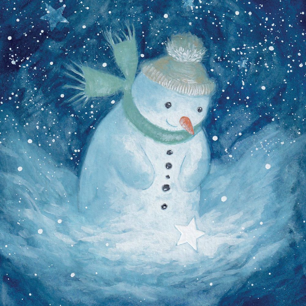 Annabel Spenceley Snowman's Wish Christmas Card Pack