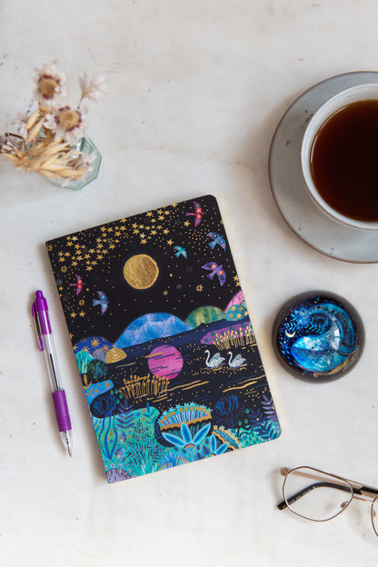 Emma Frances Grant Meditative Moon Notebook