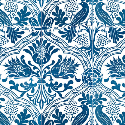 Maw & Co. Blue Birds Gift Wrap Sheet