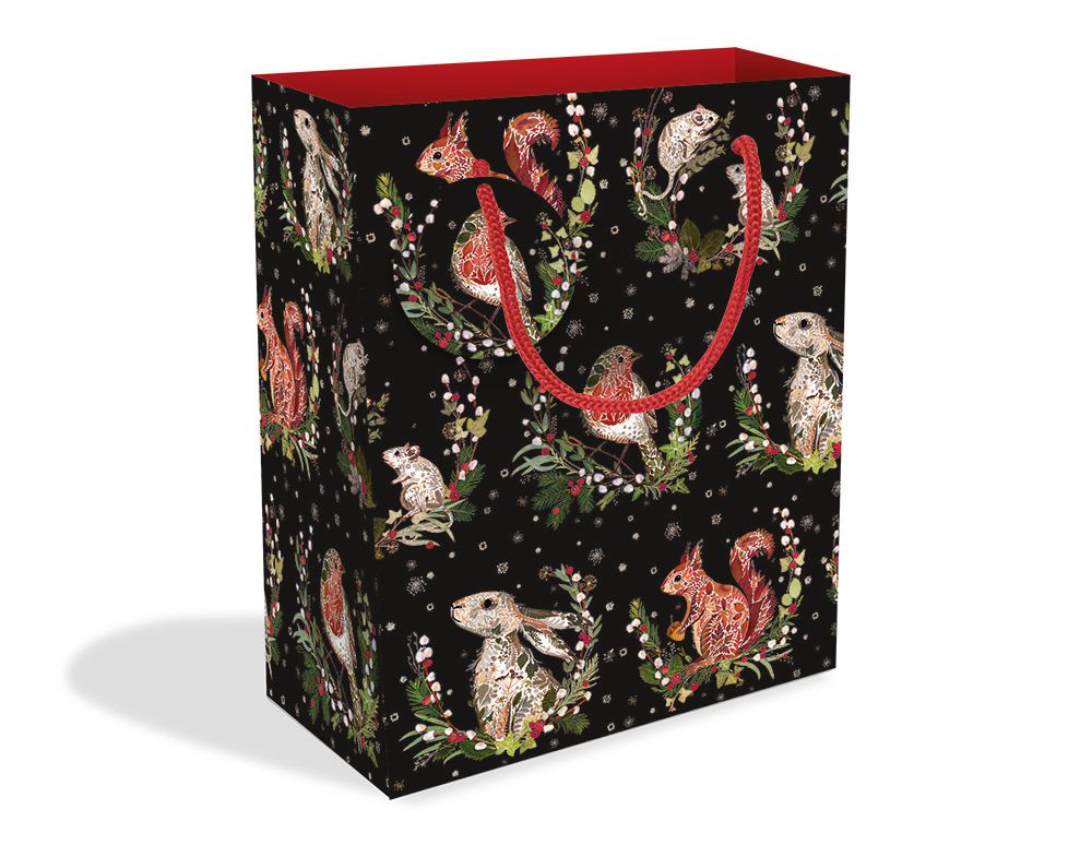 Wild Press Woodland Wreaths Medium Bag