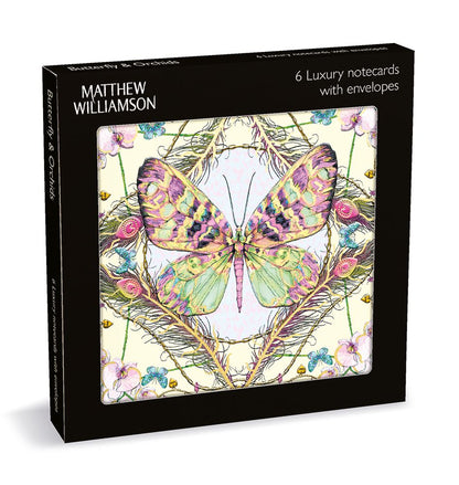 Matthew Williamson Butterfly & Orchids Notecard Wallet