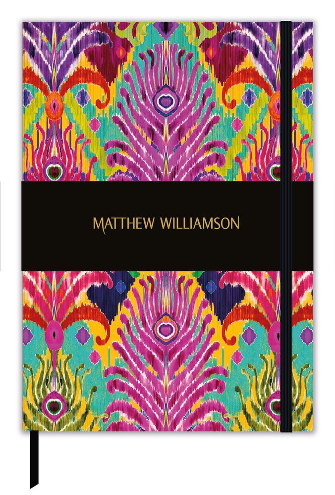 Matthew Williamson Peacock Ikat Notebook
