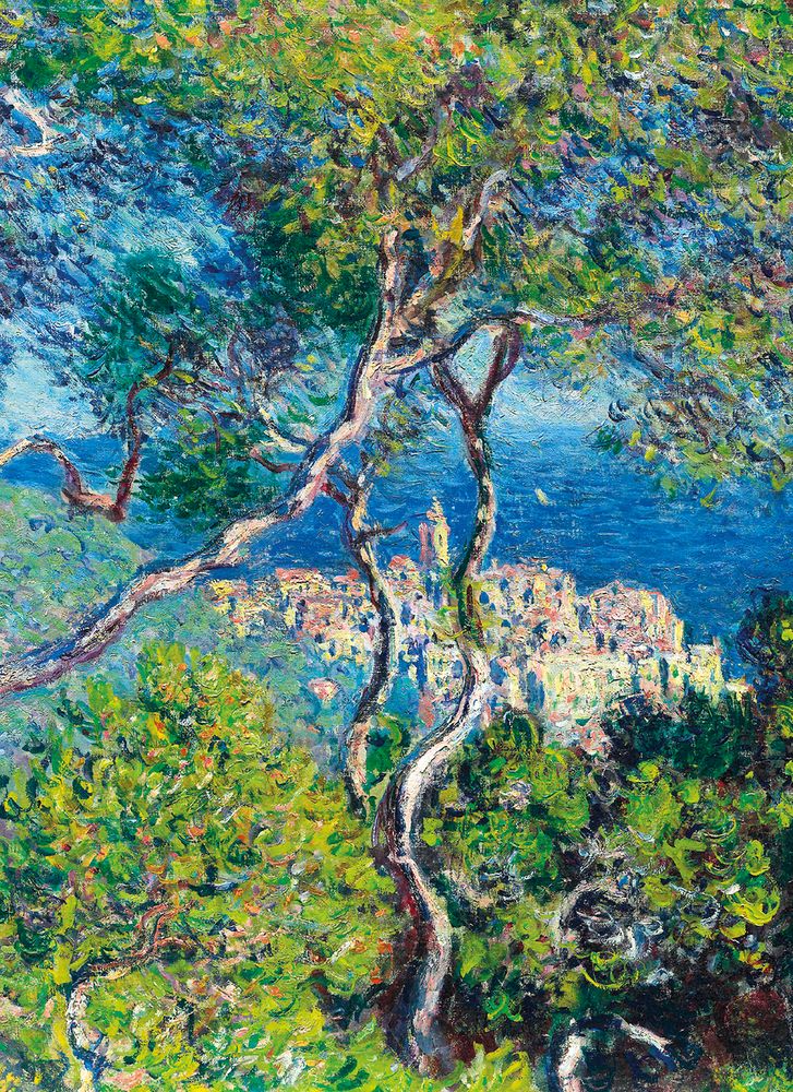 Claude Monet Bordighera Art Card
