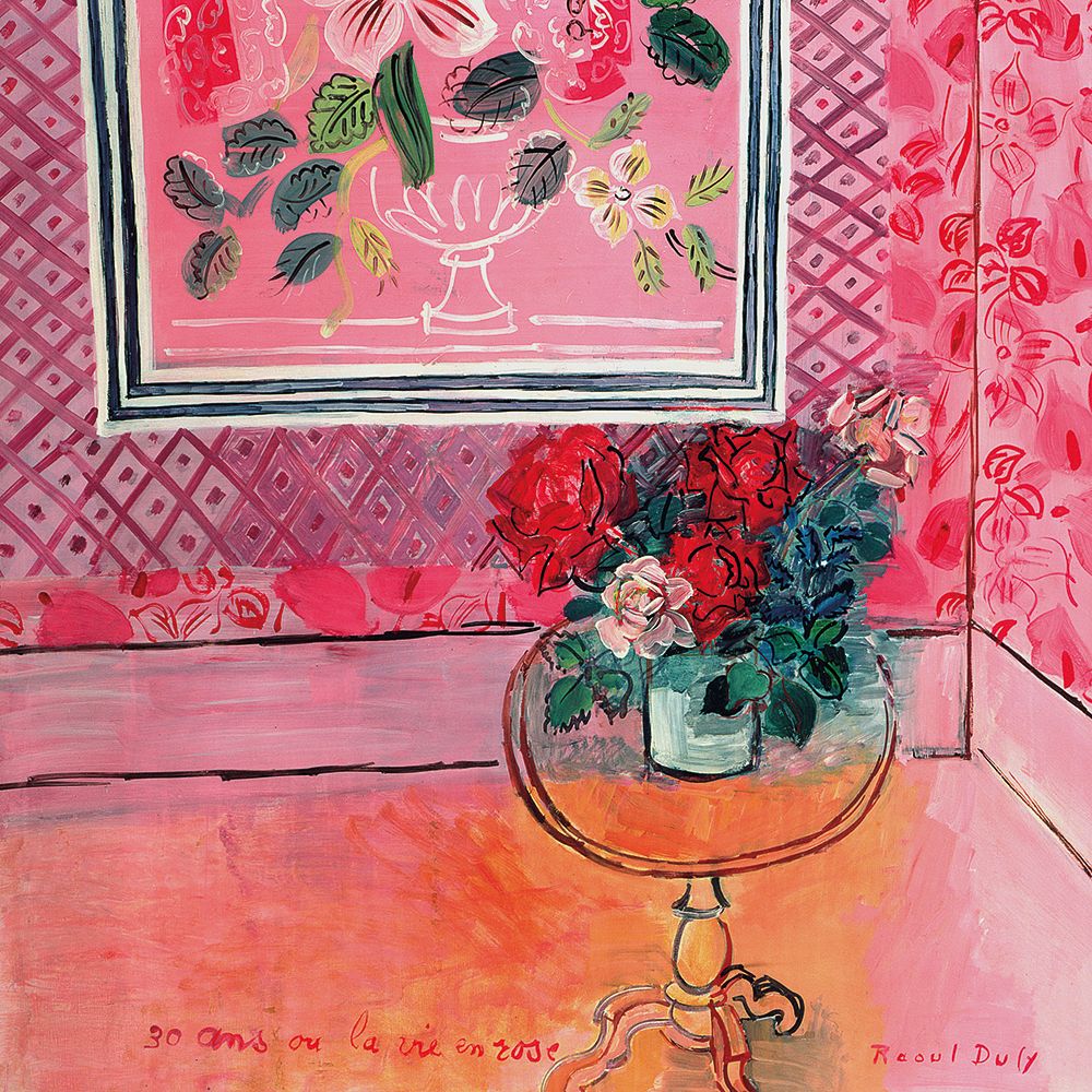 Raoul Dufy Thirty Years or la Vie En Rose Art Card
