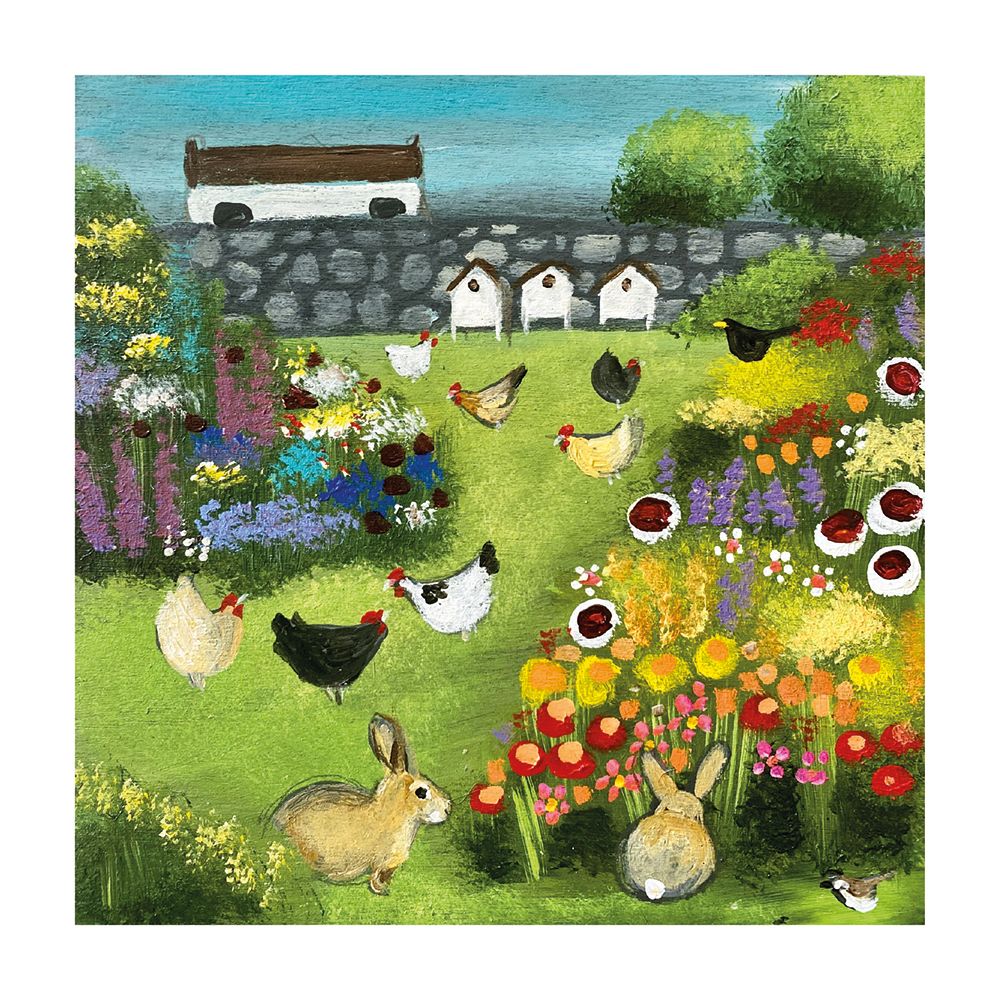 Louise Rawlings In the Garden Art Card