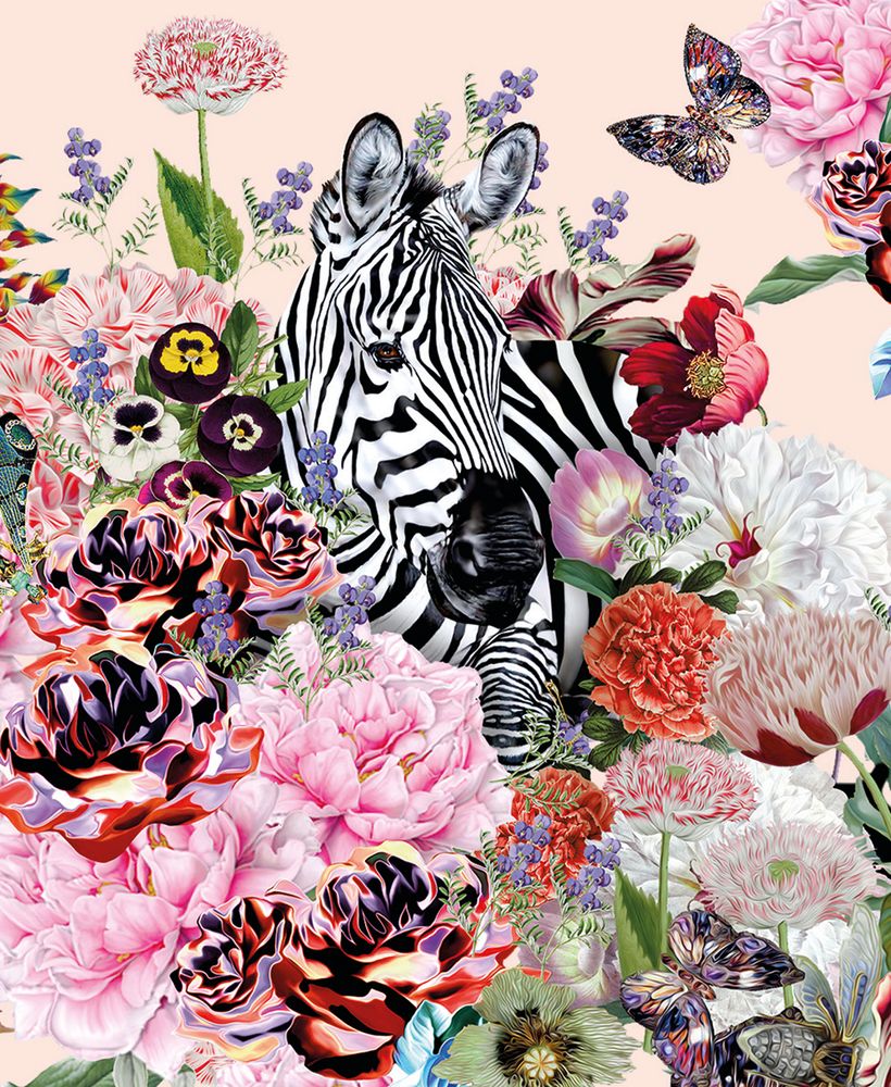 Mary Katrantzou Zebra Art Card