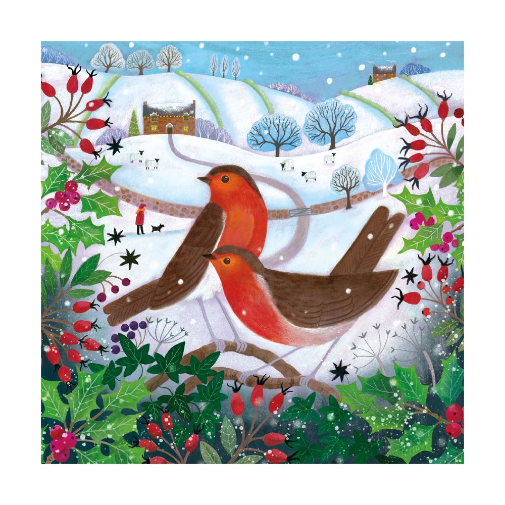 Bex Parkin White Christmas Card Pack