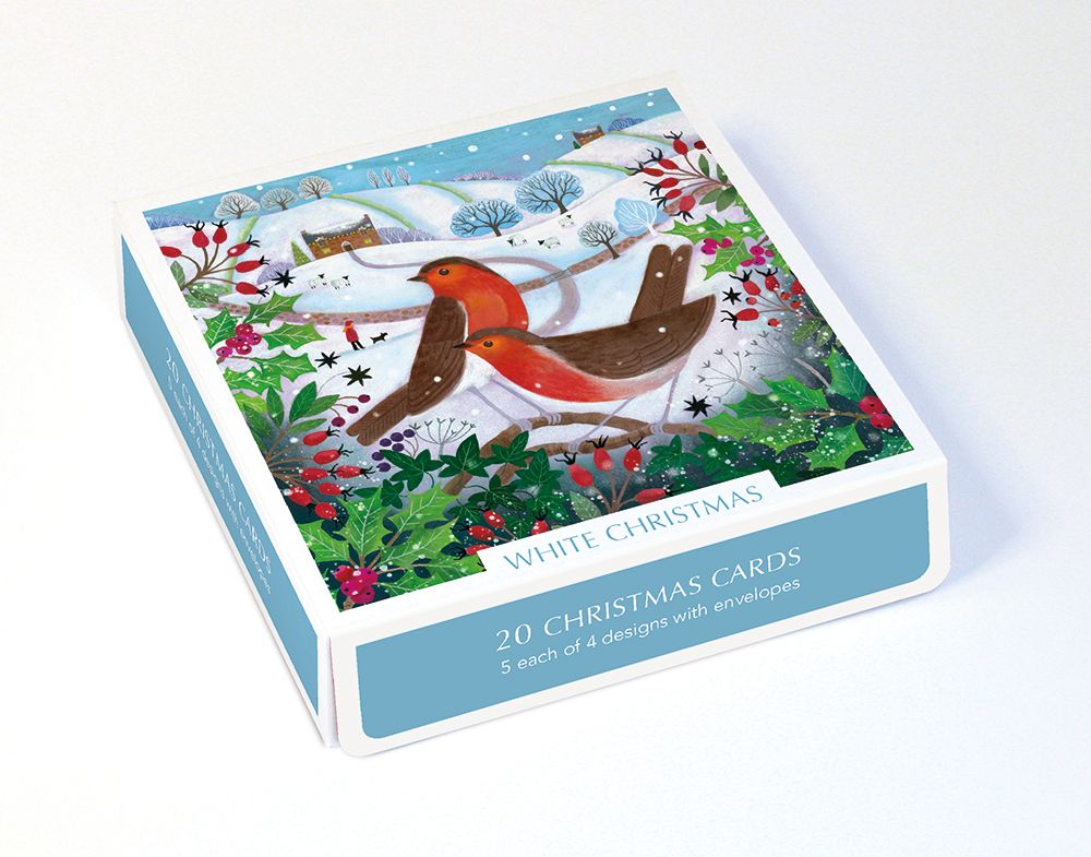Bex Parkin White Christmas Card Pack