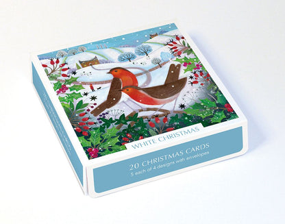 Bex Parkin White Christmas Card Pack