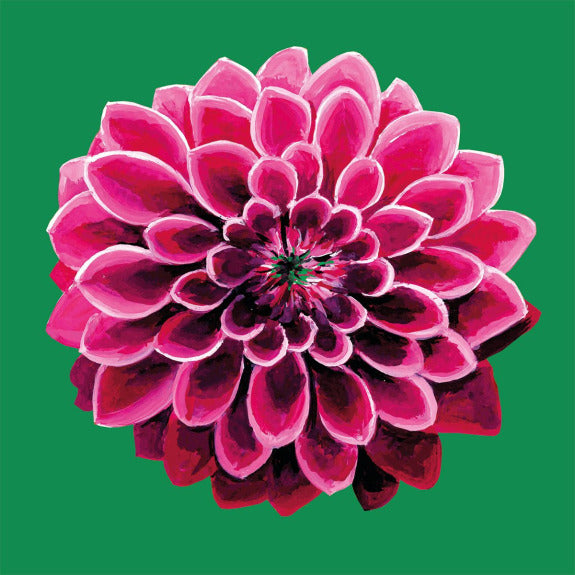 Henry Fraser Dahlia Art Card | Blank Inside
