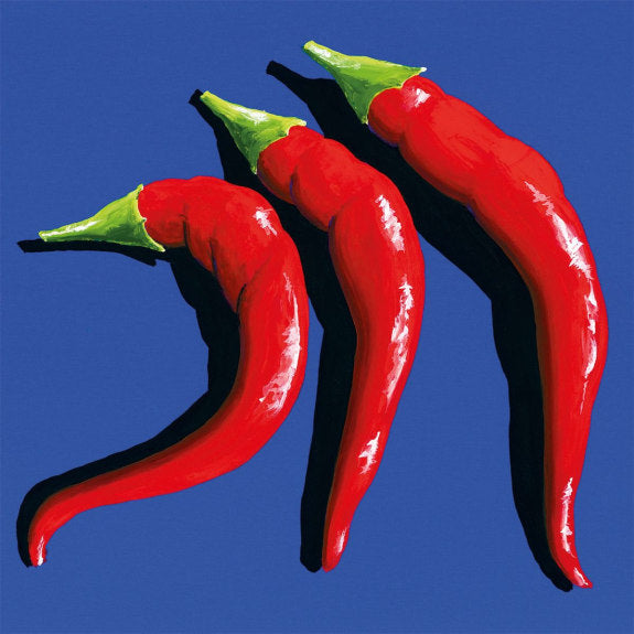 Henry Fraser Three Chillies Art Card | Blank Inside