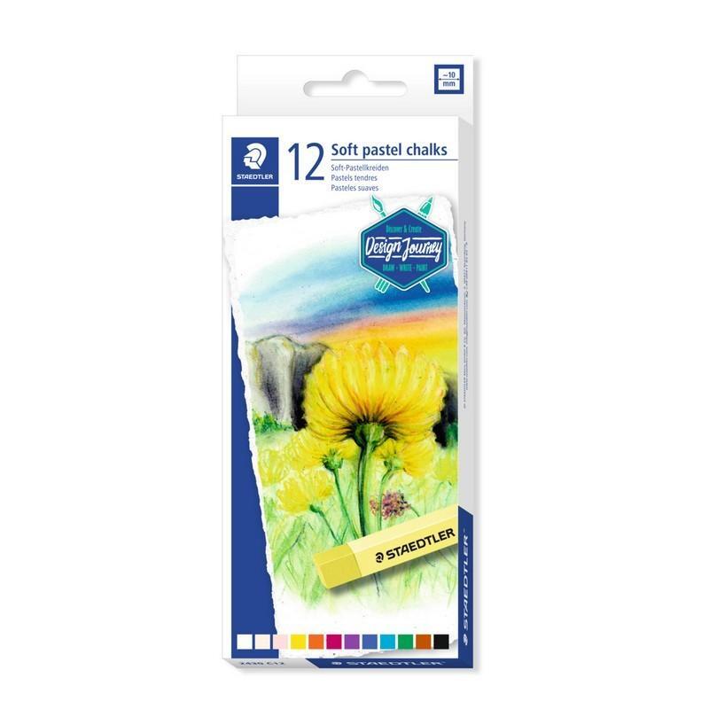 Staedtler Design Journey soft pastel chalks, box of 12