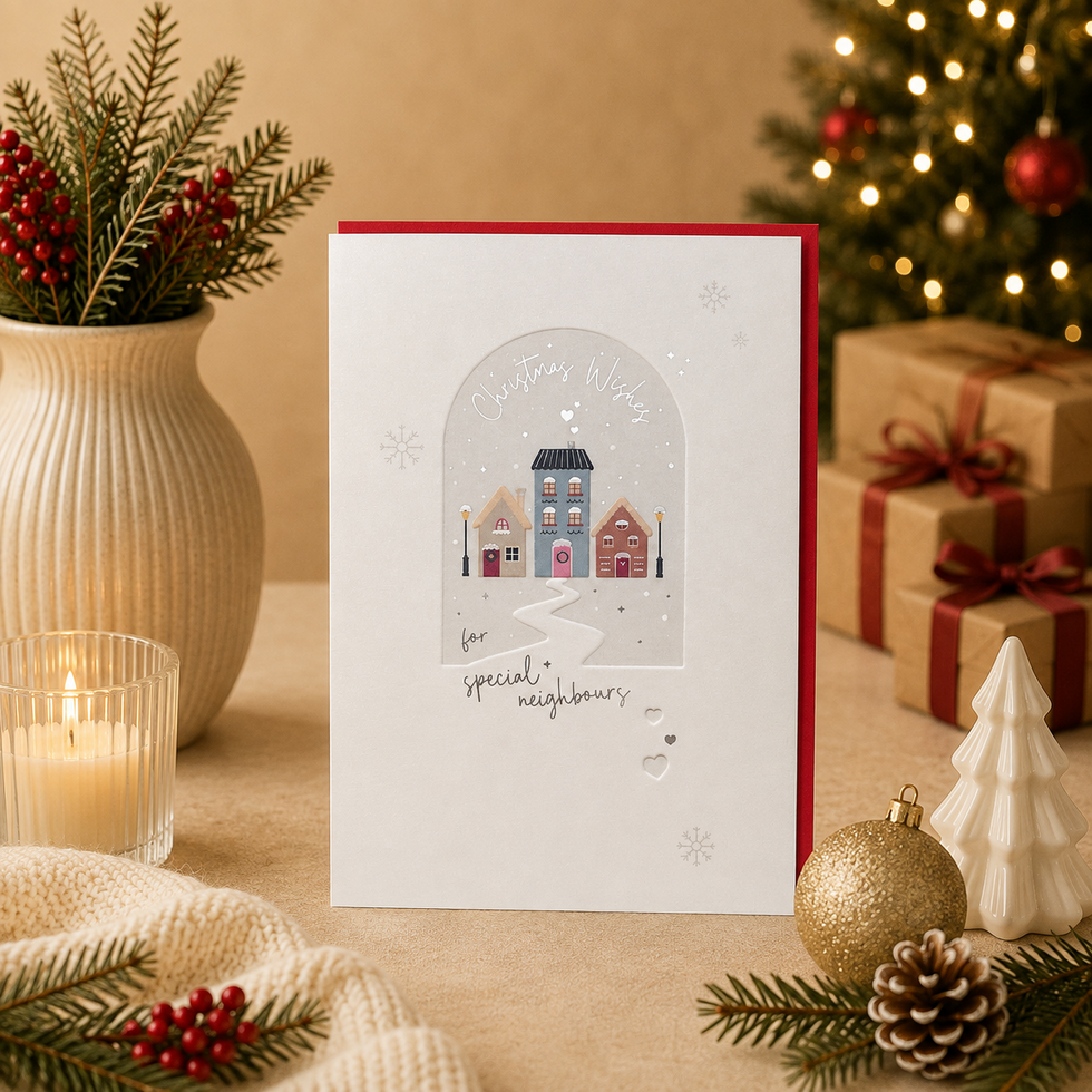 Copacetic Christmas Neighbours Christmas Card by Heyyy