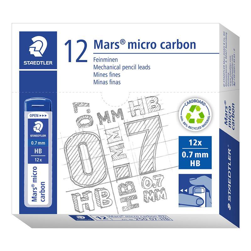 Staedtler Mars micro carbon 250 leads, 0.7 mm HB