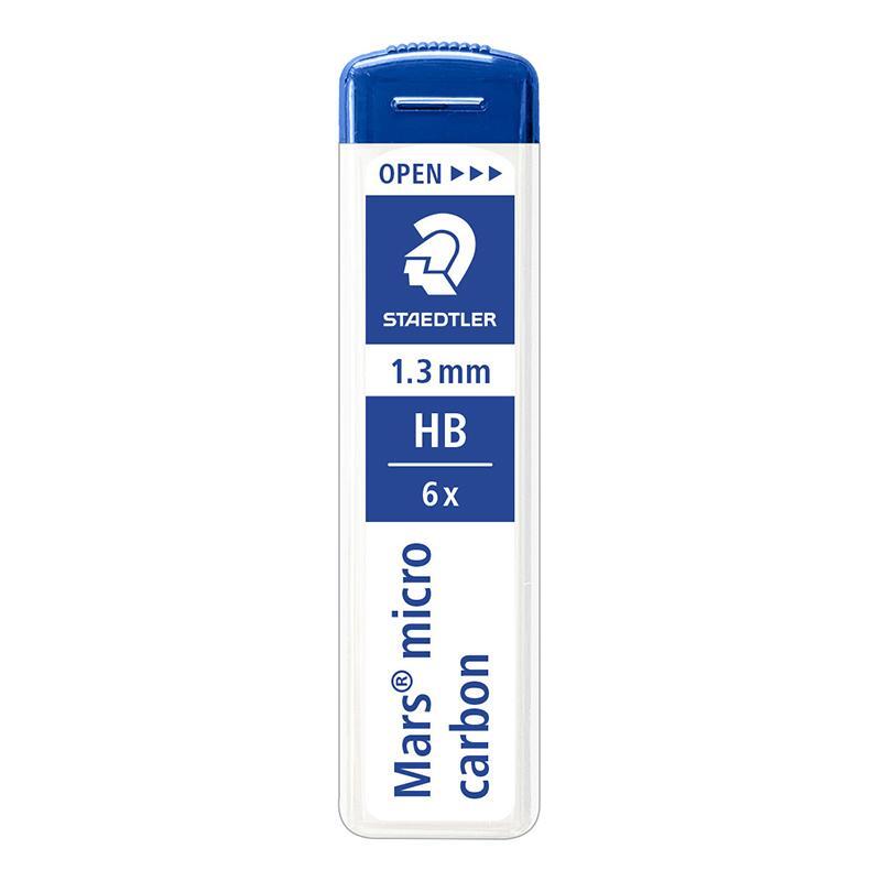 Staedtler Mars micro carbon 250 leads, 1.3 mm HB