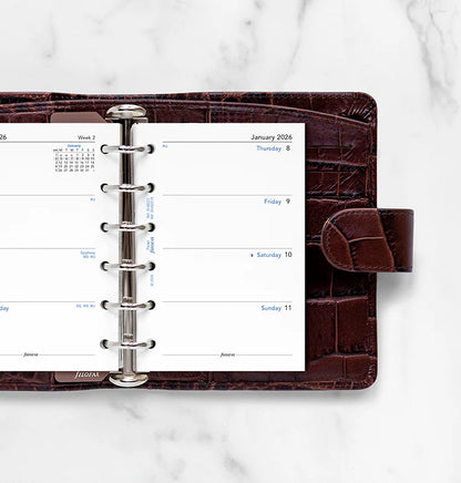 Week On Two Pages Diary - Pocket 2026 | English