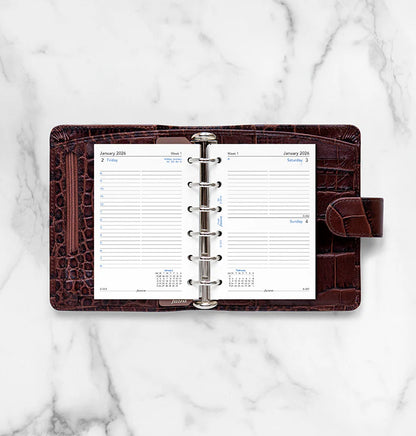One Day On A Page Diary With Appointments - Pocket 2026 | English