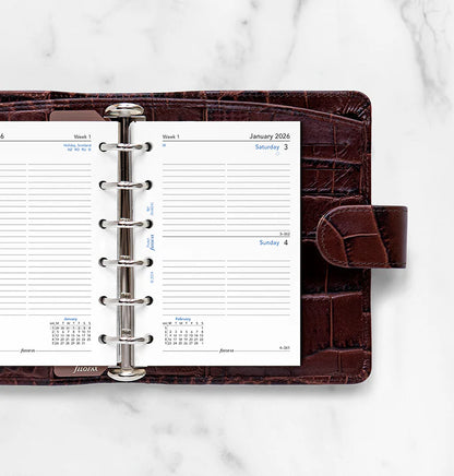 One Day On A Page Diary With Appointments - Pocket 2026 | English