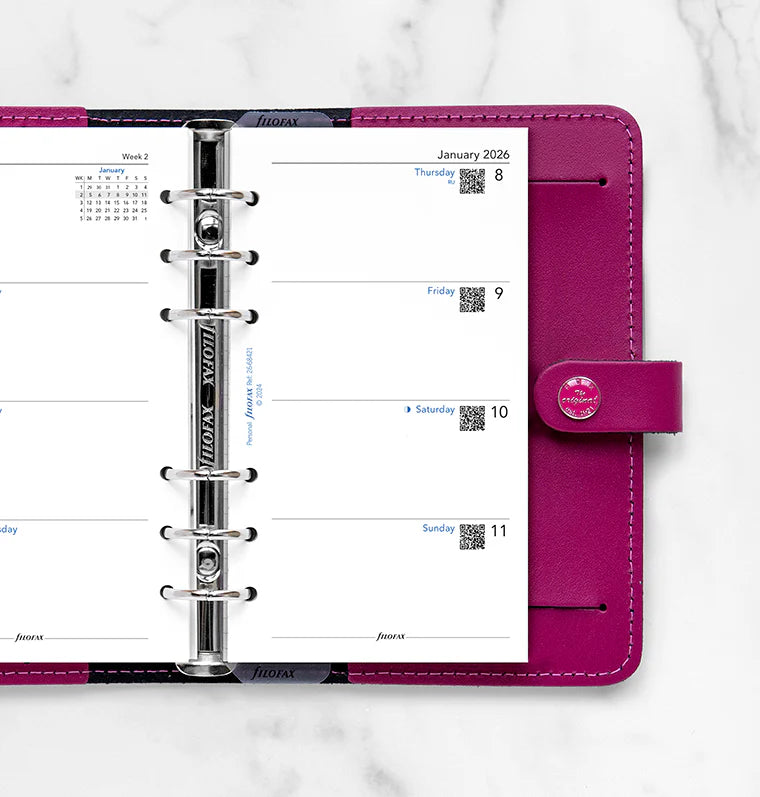 Week On Two Pages Diary Personal 2026 | English